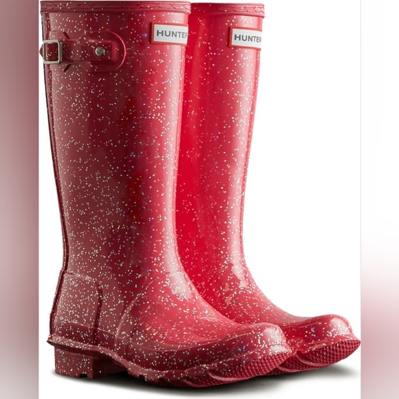 Hunter Other - Kids' Original Giant Glitter Waterproof Rain Boot HUNTER 3 M THRIFT